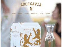 Tablet Screenshot of andegavia.com